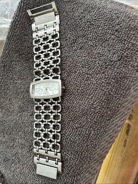 Brighton Silver Linked Chain Bracelet Watch